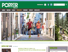 Tablet Screenshot of popper-store.com